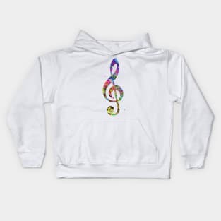 Treble Clef Kids Hoodie